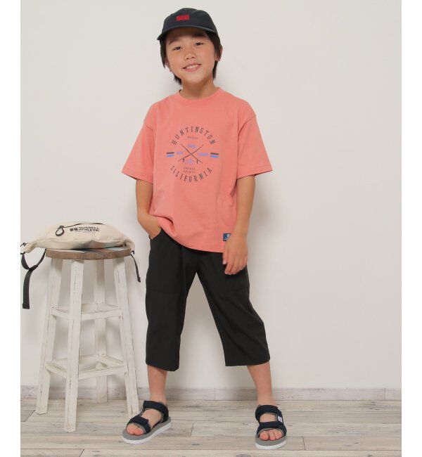 ikka kids「USAコットン サーフテイストプリントTシャツ（120~160cm）」|Tシャツ・カットソー|