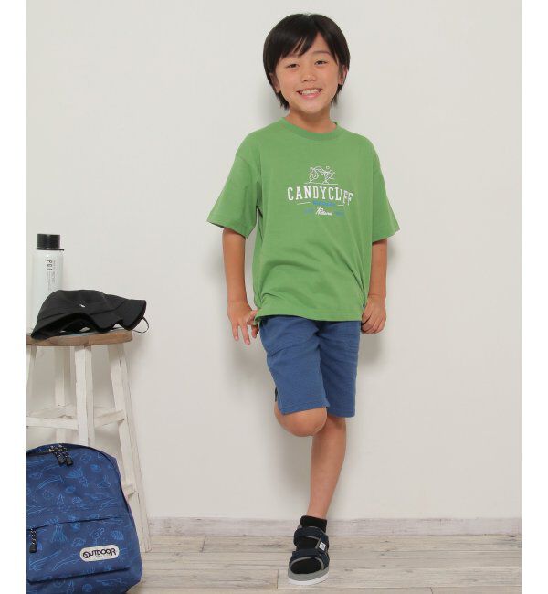 ikka kids「USAコットン サーフテイストプリントTシャツ（120~160cm）」|Tシャツ・カットソー|