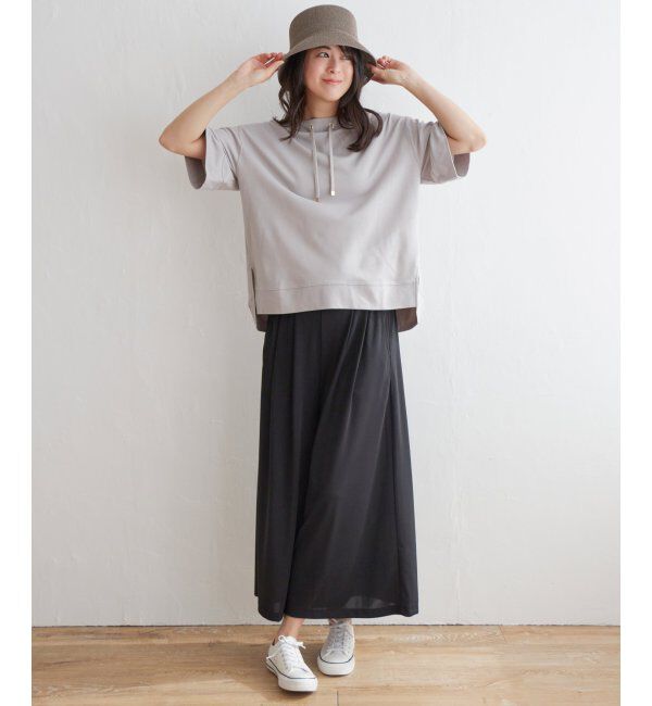 ikka「【雑誌 InRed 6月号掲載】コットンUSA鹿の子スピンドルプルオーバー」|Tシャツ・カットソー|
