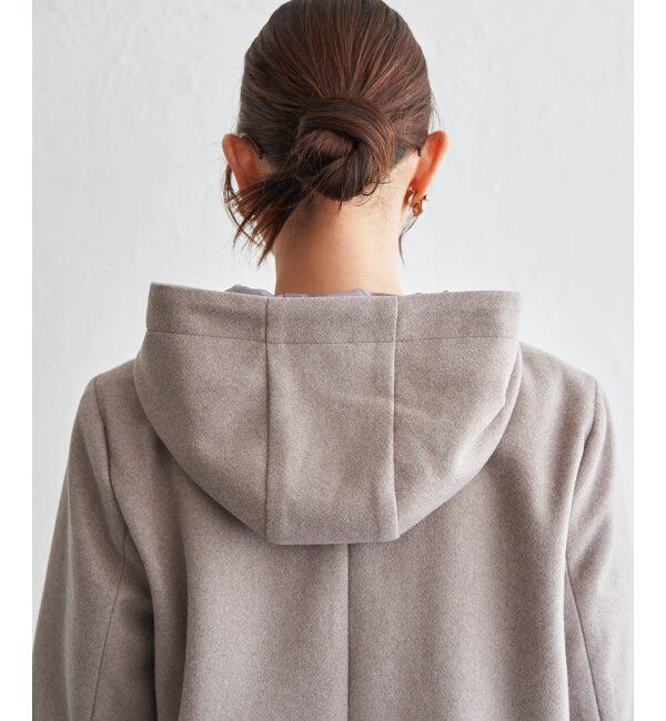 IKKA LOUNGE「ウールライクストレッチフードコート」|その他|
