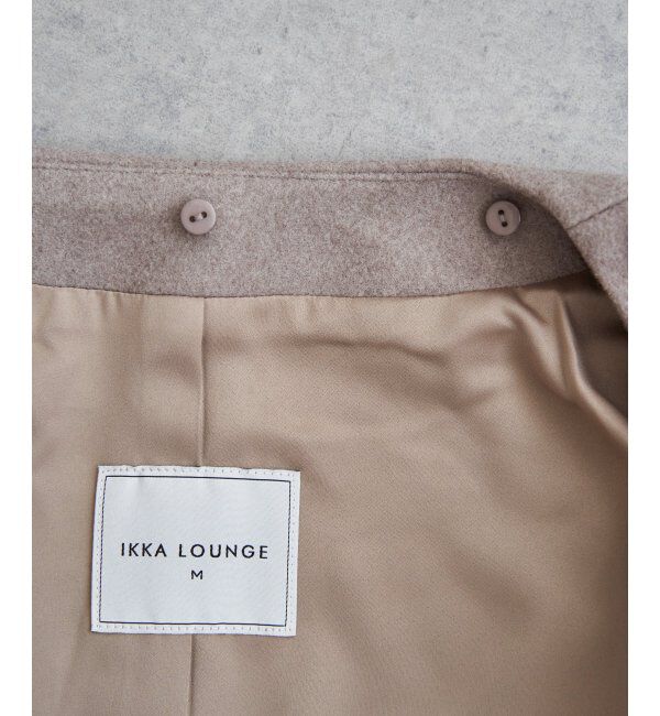 IKKA LOUNGE「ウールライクストレッチフードコート」|その他|