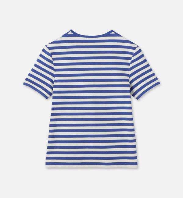 Marimekko「Kukkea Tasaraita Unikko Tシャツ」|シャツ・ブラウス|