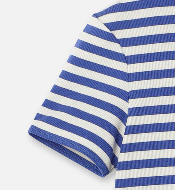 Marimekko「Kukkea Tasaraita Unikko Tシャツ」|シャツ・ブラウス|