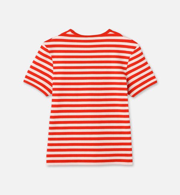 Marimekko「Kukkea Tasaraita Unikko Tシャツ」|シャツ・ブラウス|