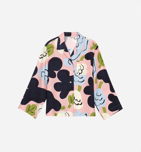 Marimekko「Viivoitus Kukasta kukkaan シャツ」|シャツ・ブラウス|