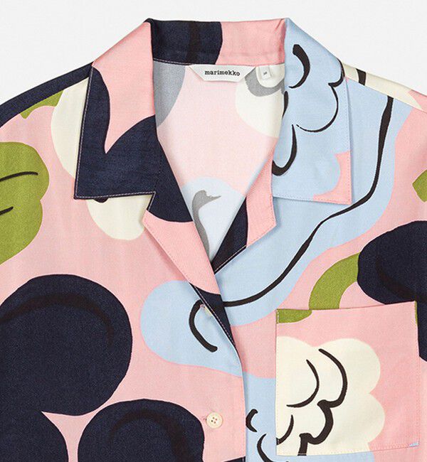 Marimekko「Viivoitus Kukasta kukkaan シャツ」|シャツ・ブラウス|