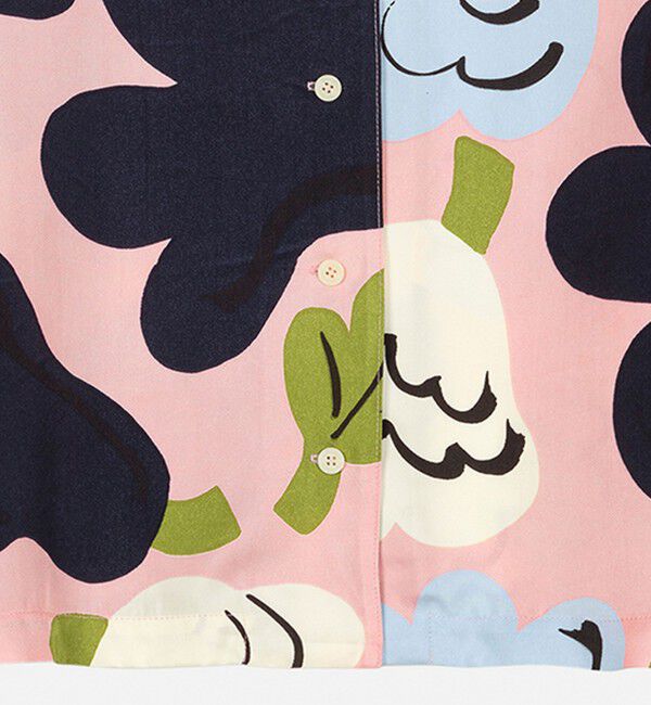 Marimekko「Viivoitus Kukasta kukkaan シャツ」|シャツ・ブラウス|