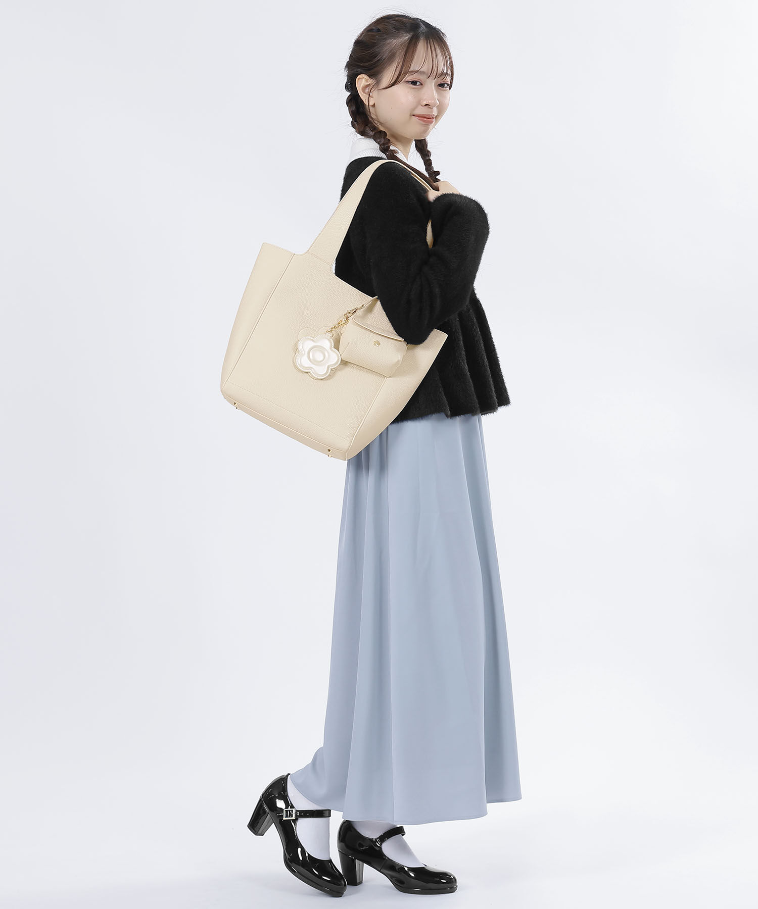 MARY QUANT「インナースエードデイジー トート」|トートバッグ|
