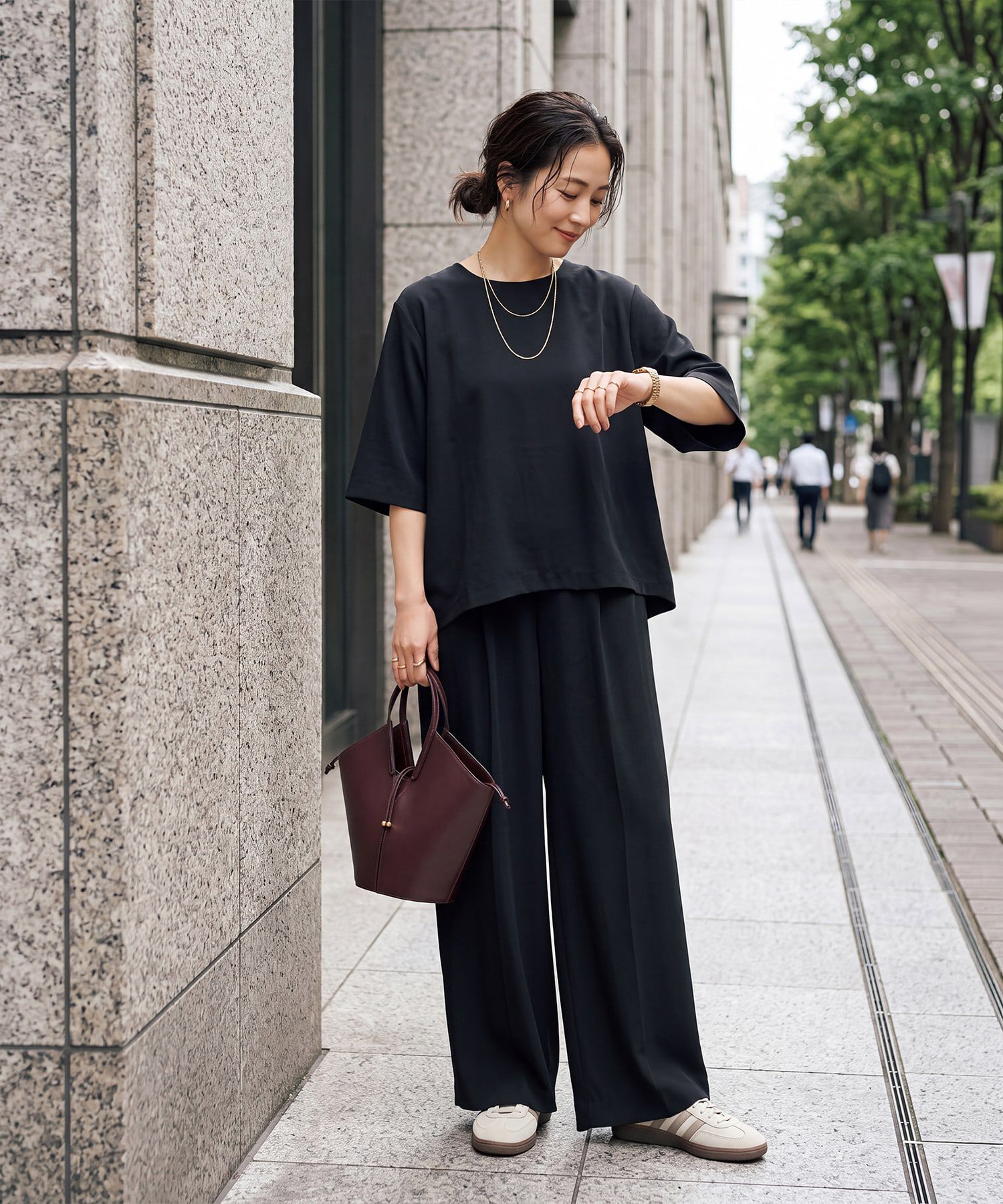 STYLE DELI「【Kana Oyama&times;BLK001】セットアップパンツ／DELI size」|その他|