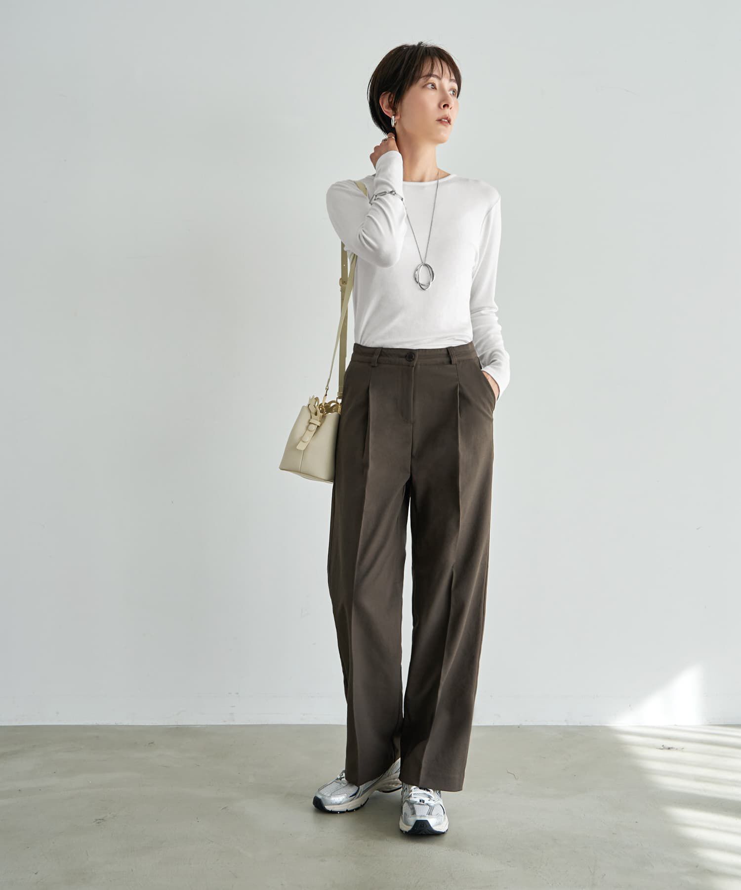 STYLE DELI「内ゴム伸縮ストレートパンツ」|その他|