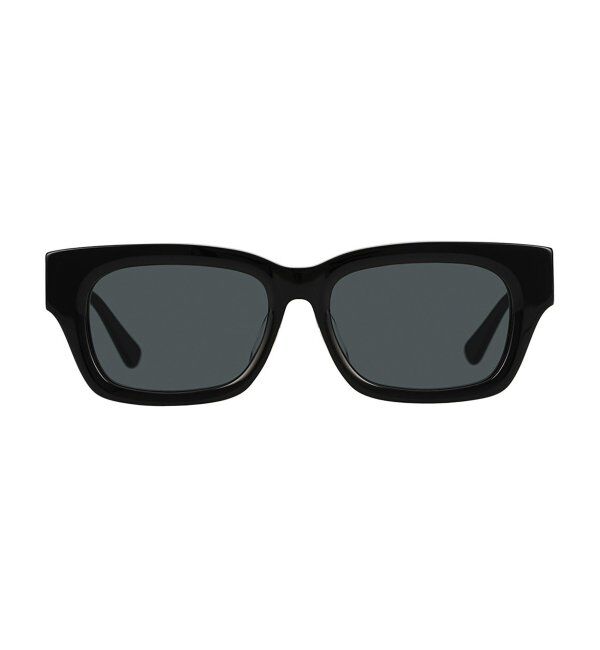  「SUNCUTGlasses/UV100%CUT サングラス カラーレンズ 太縁 紫外線対策 UVカット ユニセックス スポーツ」|サングラス|ブラック
