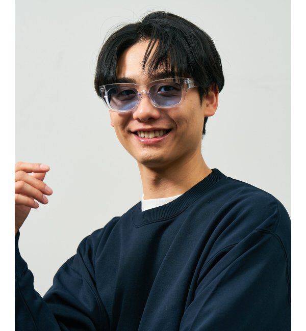  「SUNCUTGlasses/UV100%CUT サングラス カラーレンズ 太縁 紫外線対策 UVカット ユニセックス スポーツ」|サングラス|