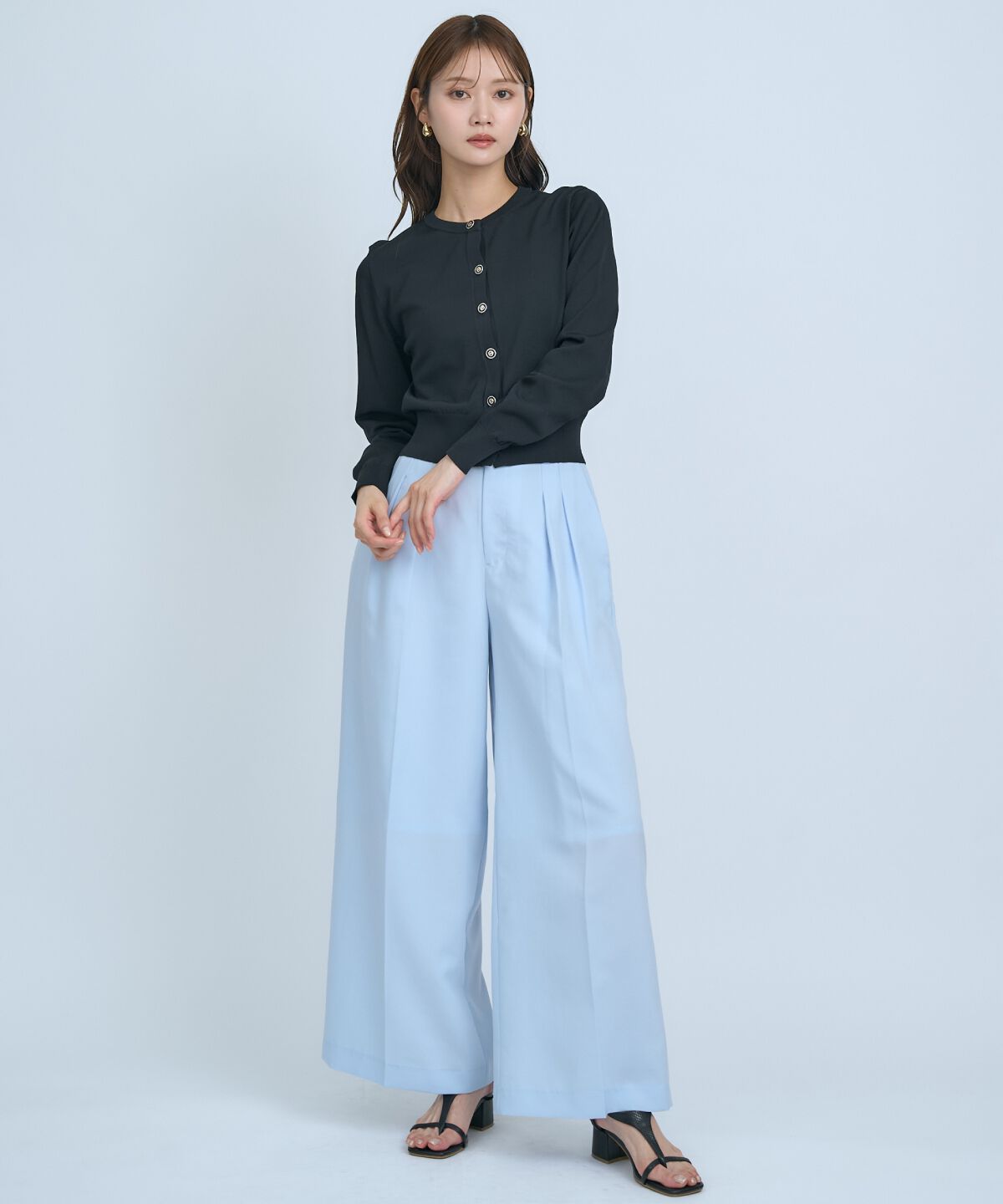 アンドクチュール「シアーワイドパンツ」|その他|