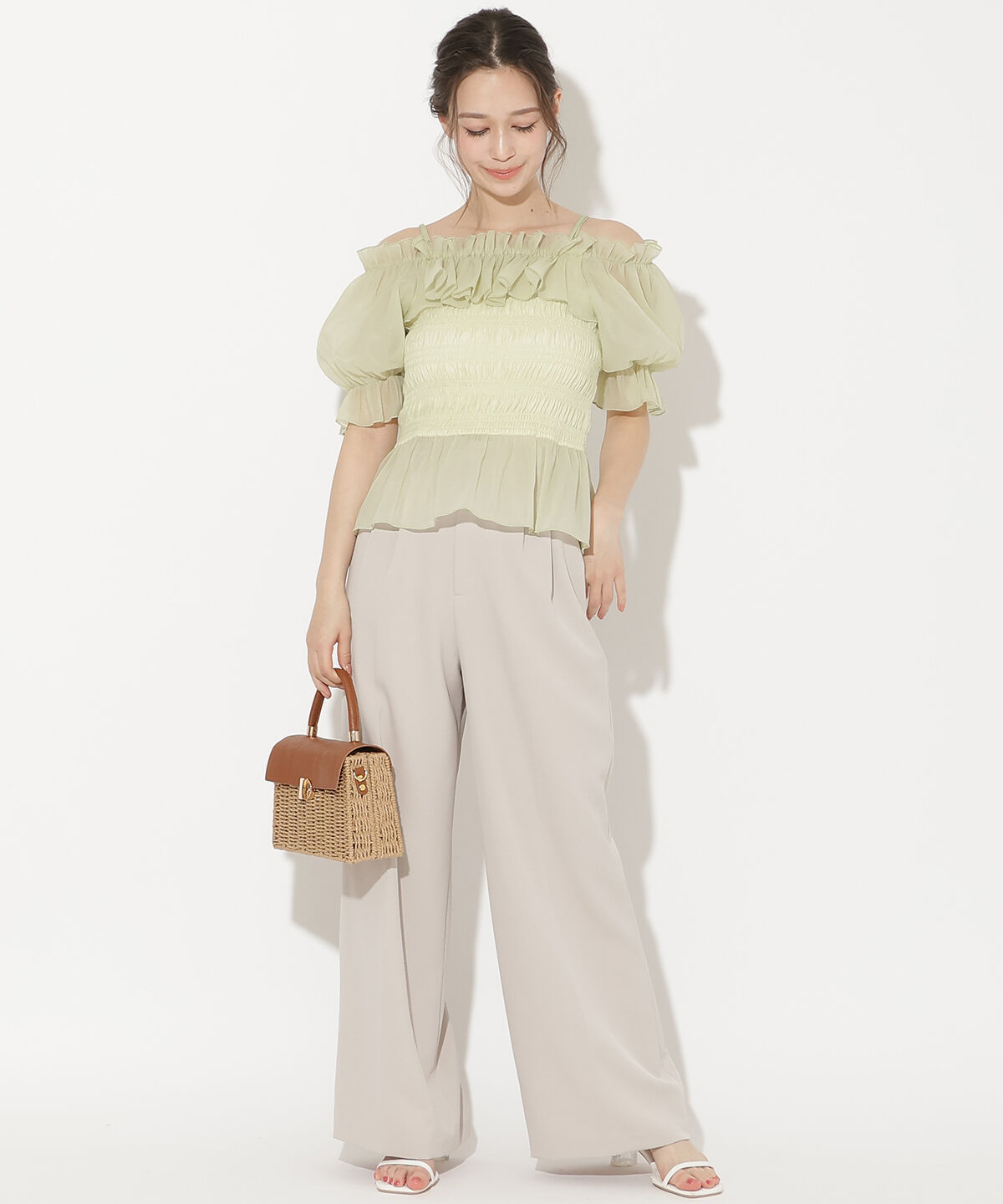 WILLSELECTION「ダブルタックワイドパンツ」|その他|
