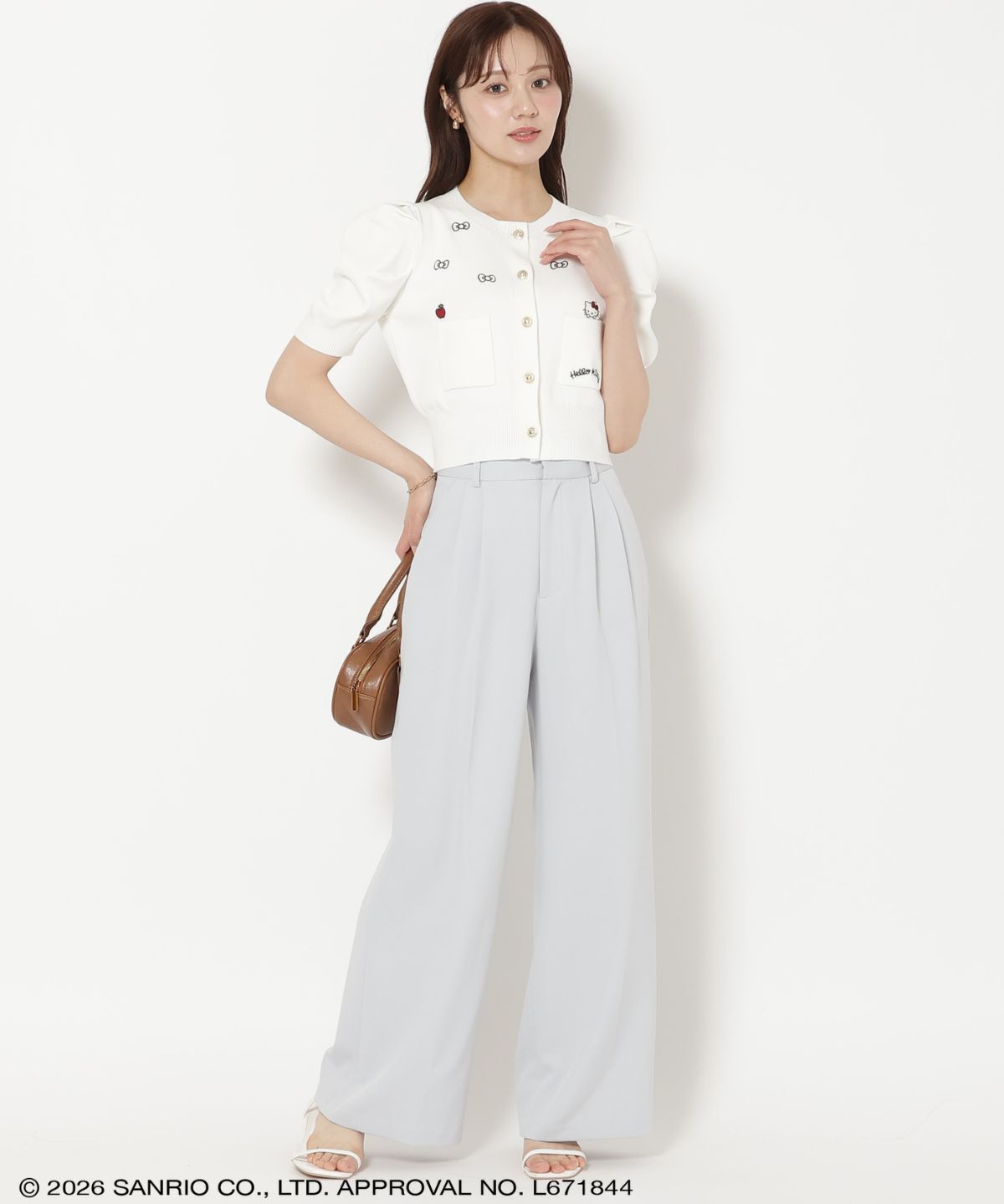 WILLSELECTION「ダブルタックワイドパンツ」|その他|ブルー