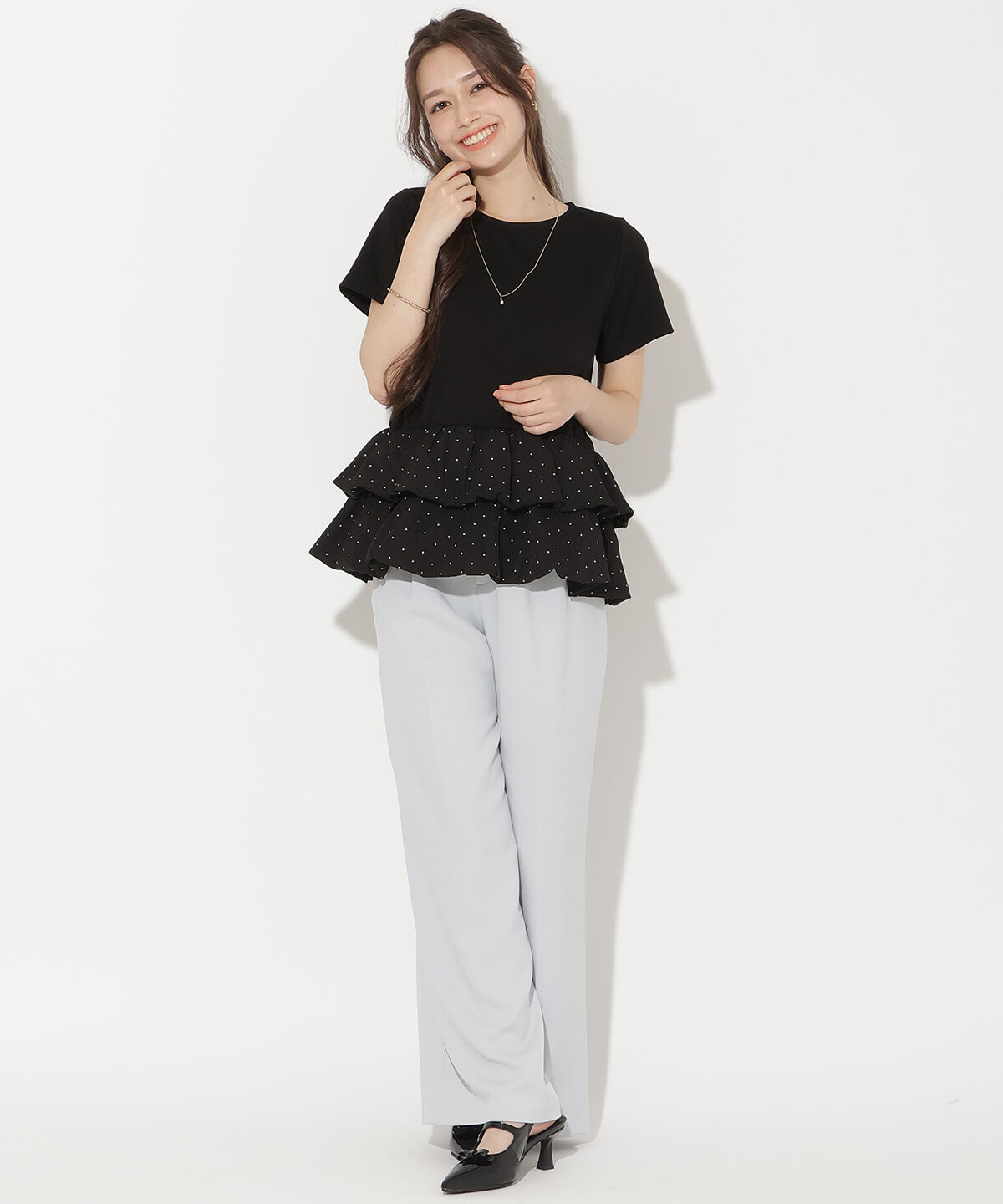 WILLSELECTION「ダブルタックワイドパンツ」|その他|
