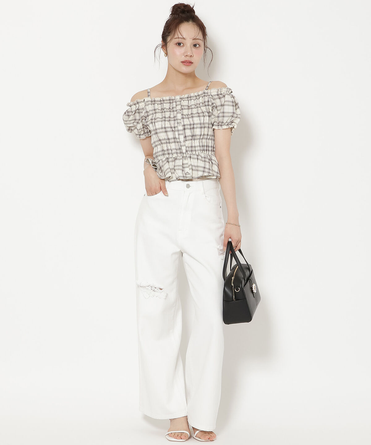 WILLSELECTION「ダメージワイドデニムパンツ」|その他|