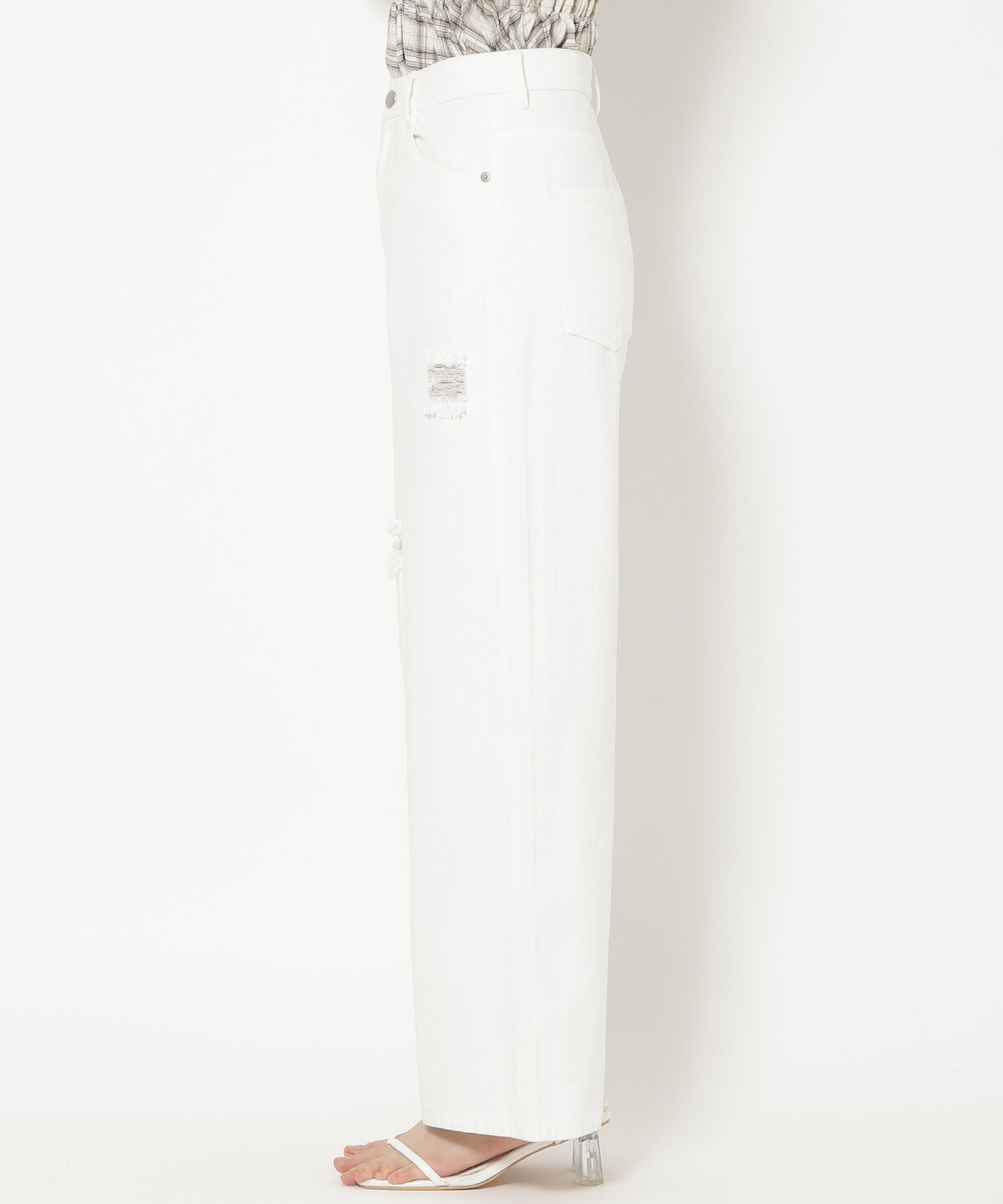 WILLSELECTION「ダメージワイドデニムパンツ」|その他|