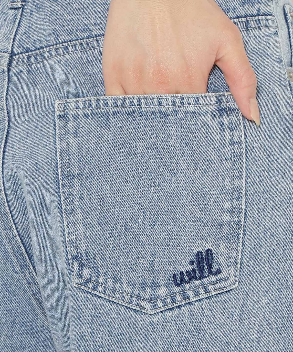 WILLSELECTION「ダメージワイドデニムパンツ」|その他|
