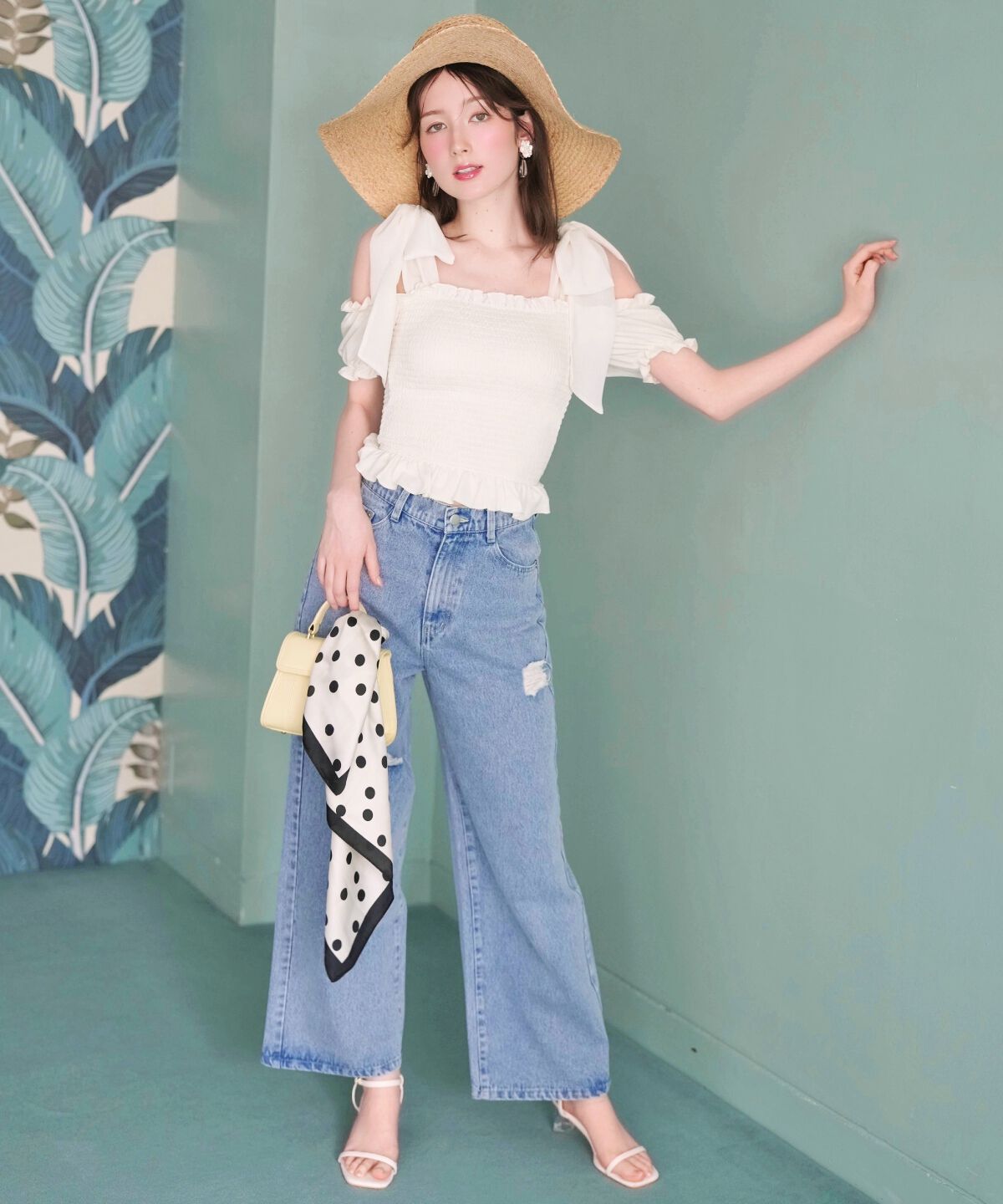 WILLSELECTION「ダメージワイドデニムパンツ」|その他|