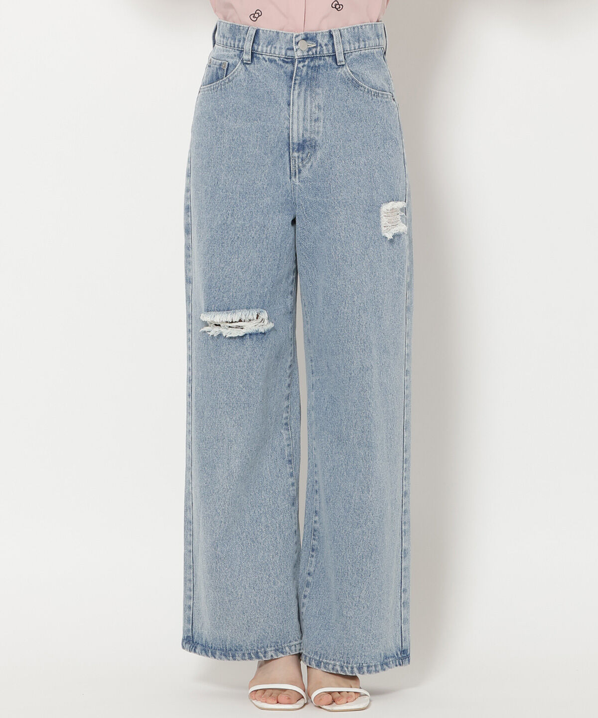 WILLSELECTION「ダメージワイドデニムパンツ」|その他|