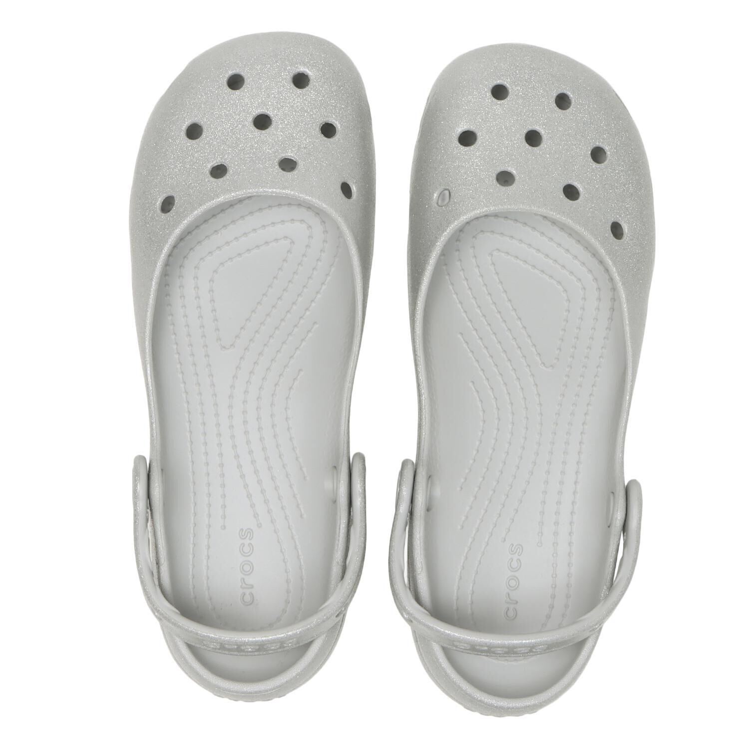 crocs「【crocs】CLASSIC SHINE GLITTER BALLET W」|サンダル|