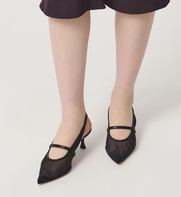 ODETTE E ODILE「シアーストラップバックベルト パンプス50&uarr;」|パンプス|