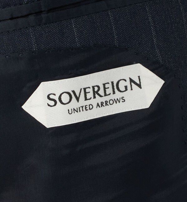 UNITED ARROWS「＜SOVEREIGN＞ハンドライン バンカーストライプ シングル 3ボタン スーツ」|スーツ|
