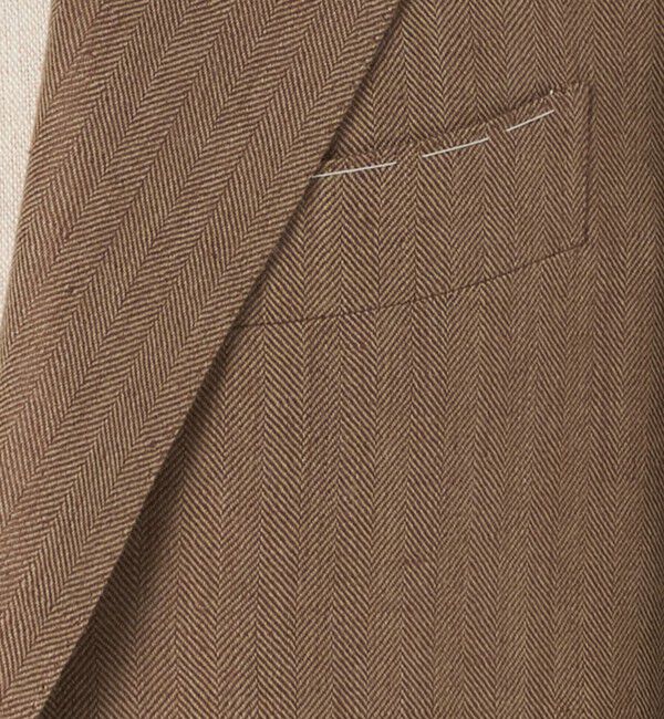 UNITED ARROWS「＜SOVEREIGN＞ハンドライン ヘリンボーン シングル 3ボタン スーツ」|スーツ|