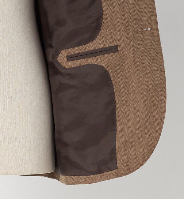 UNITED ARROWS「＜SOVEREIGN＞ハンドライン ヘリンボーン シングル 3ボタン スーツ」|スーツ|