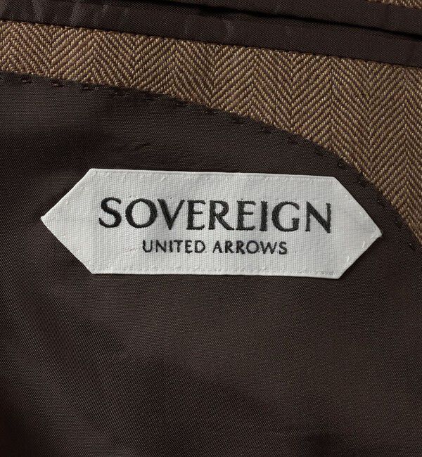 UNITED ARROWS「＜SOVEREIGN＞ハンドライン ヘリンボーン シングル 3ボタン スーツ」|スーツ|