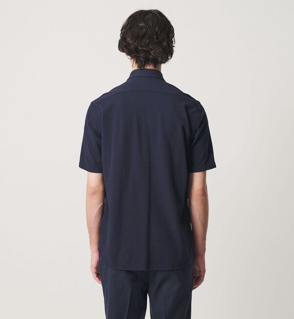 UNITED ARROWS「シアサッカー ショートスリーブ ボタンダウン シャツ COMFORT EASY―MODEL 抗菌防臭」|シャツ・ブラウス|