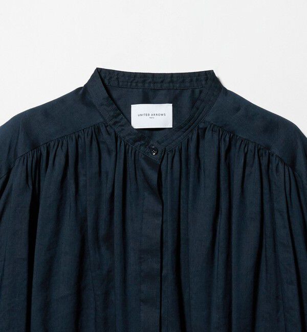 UNITED ARROWS「ラミー バンドカラー シャツ ‐ウォッシャブル‐」|シャツ・ブラウス|