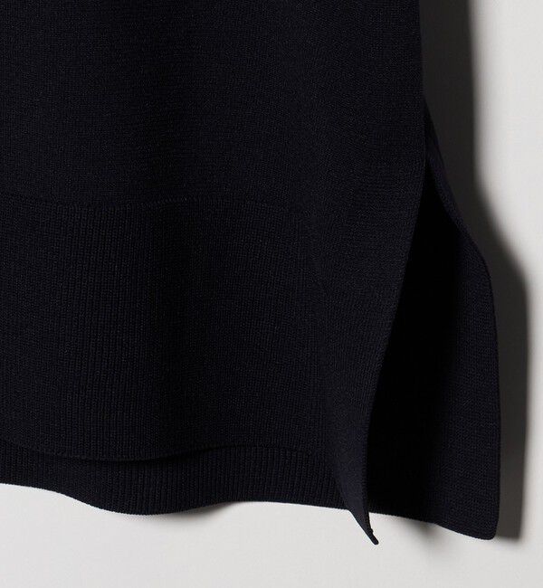 UNITED ARROWS「ミニマル フリル ショートスリーブ ニット」|ニット・セーター|