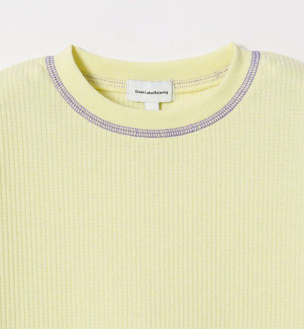 UNITED ARROWS green label relaxing「【スタメンシリーズ】ドライワッフル 配色ステッチ Tシャツ / キッズ  100cm-160cm」|Tシャツ・カットソー|