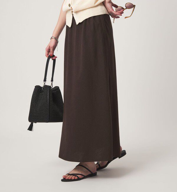 UNITED ARROWS green label relaxing「BREEZE LINEN ブリーズリネン ナロー スカート」|スカート|