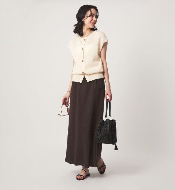 UNITED ARROWS green label relaxing「BREEZE LINEN ブリーズリネン ナロー スカート」|スカート|