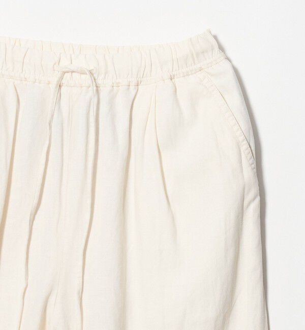 UNITED ARROWS green label relaxing「BREEZE LINEN ブリーズリネン ワイド パンツ 3 オフホワイト」|その他|