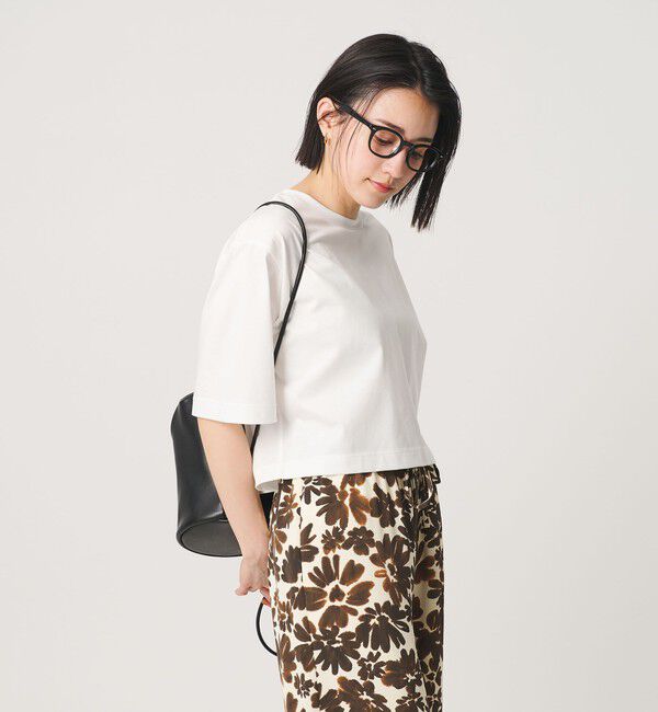 BEAUTY&YOUTH UNITED ARROWS「コットンポリエステル クロップド Tシャツ」|Tシャツ・カットソー|