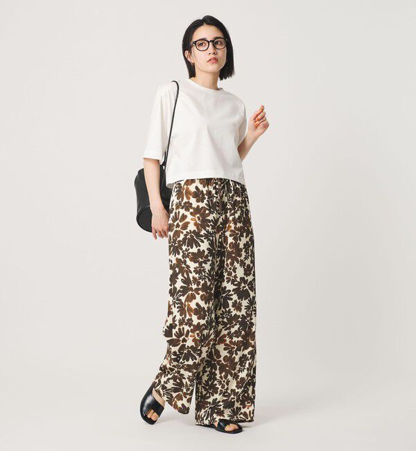 BEAUTY&YOUTH UNITED ARROWS「コットンポリエステル クロップド Tシャツ」|Tシャツ・カットソー|