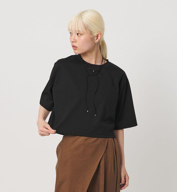 BEAUTY&YOUTH UNITED ARROWS「コットンポリエステル クロップド Tシャツ」|Tシャツ・カットソー|