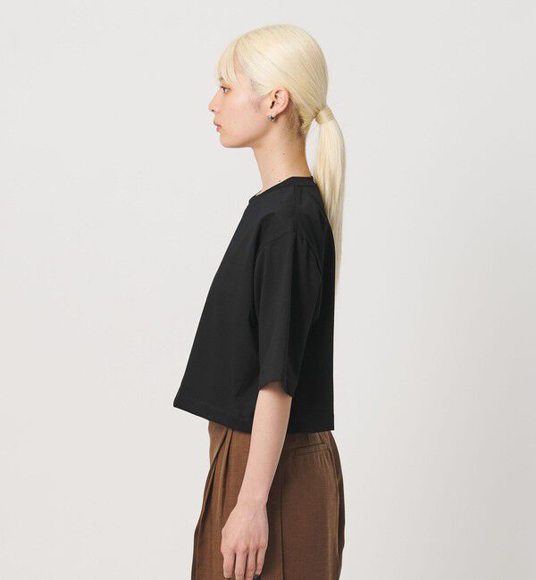 BEAUTY&YOUTH UNITED ARROWS「コットンポリエステル クロップド Tシャツ」|Tシャツ・カットソー|