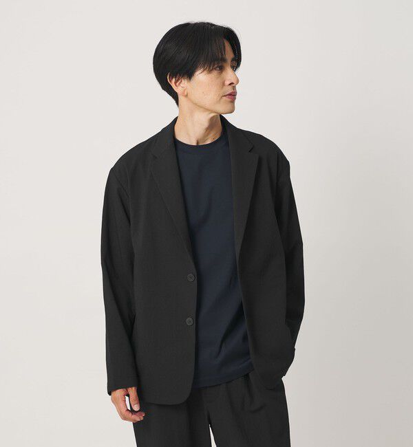 BEAUTY&YOUTH UNITED ARROWS「KOMATSU ドビー リラックス ジャケット ストレッチ 吸水速乾 セットアップ対応」|テーラードジャケット|