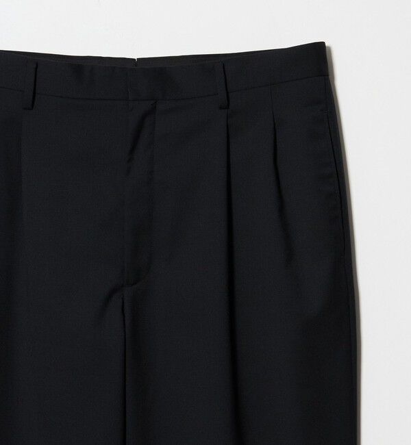 BEAUTY&YOUTH UNITED ARROWS「トロピカル ワイド テーパード スラックス NO.9 ウォッシャブル」|チノ|