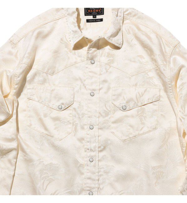 BEAMS PLUS「Western Shirt Jacquard」|シャツ・ブラウス|