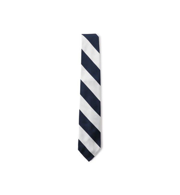 BEAMS PLUS「Ivy Tie Regimental Stripe」|ネクタイ・蝶ネクタイ|SILVER