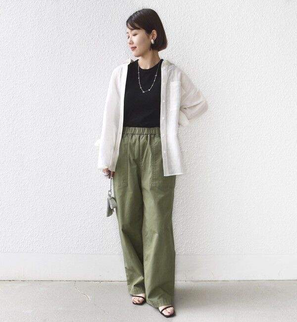 SHIPS for women「【実力派ベーシック】〈手洗い可能〉IMPERIAL LINEN 混 オーバー サイズ シャツ」|シャツ・ブラウス|