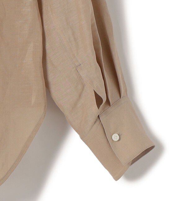 SHIPS for women「【実力派ベーシック】〈手洗い可能〉IMPERIAL LINEN 混 オーバー サイズ シャツ」|シャツ・ブラウス|