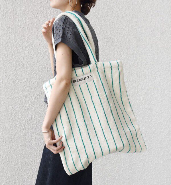 SHIPS for women「BONGUSTA: NARAM TOTE」|トートバッグ|オフホワイト