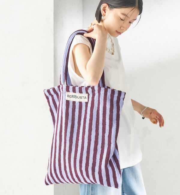 SHIPS for women「BONGUSTA: NARAM TOTE」|トートバッグ|ワイン